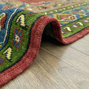Afya Floral Patterned Hand-woven Rug 206x357 Cm Afya Floral Patterned Hand-woven Rug 206x357 Cm