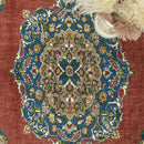 Afya Floral Patterned Hand-woven Rug 206x357 Cm Afya Floral Patterned Hand-woven Rug 206x357 Cm