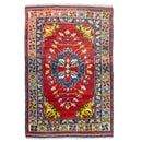 Yavı Hand-woven Red Wool Rug 157x207 Cm Yavı Hand-woven Red Wool Rug 157x207 Cm