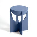 Solid Wood Design Flat Bowl Side Table - (D)14.5" (H)19.2" Solid Wood Design Flat Bowl Side Table - (D)14.5" (H)19.2"