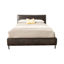 Sophia Faux Leather Platform Bed, Gray Sophia Faux Leather Platform Bed, Gray