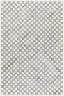 Halen Gray Checkered Area Rug Halen Gray Checkered Area Rug