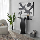 Special Design Console Made of Melamine Coated Particle Board - (W)39.5" (L)11.8" (H)32" Special Design Console Made of Melamine Coated Particle Board - (W)39.5" (L)11.8" (H)32"