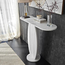 Special Design Console Made of Melamine Coated Particle Board - (W)39.5" (L)11.8" (H)32" Special Design Console Made of Melamine Coated Particle Board - (W)39.5" (L)11.8" (H)32"