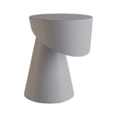 Special Design End Table Made of Wood - (D)12.6" (H)17.7" Special Design End Table Made of Wood - (D)12.6" (H)17.7"