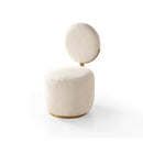 Special Design Pouf & Armchair Made of Metal Skeleton - (W)20.8" (L)20.8" (H)34" Special Design Pouf & Armchair Made of Metal Skeleton - (W)20.8" (L)20.8" (H)34"