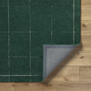 Siarl Green Checkered Area Rug Siarl Green Checkered Area Rug