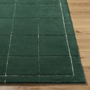 Siarl Green Checkered Area Rug Siarl Green Checkered Area Rug