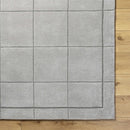 Siarl Gray Checkered Area Rug Siarl Gray Checkered Area Rug