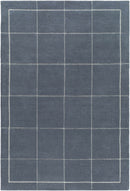 Siarl Dark Gray Checkered Area Rug Siarl Dark Gray Checkered Area Rug