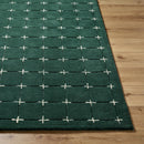 Sanvi Green Tufted Wool Area Rug Sanvi Green Tufted Wool Area Rug