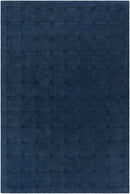 Sanvi Navy Wool Area Rug Sanvi Navy Wool Area Rug