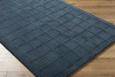 Sanvi Navy Wool Area Rug Sanvi Navy Wool Area Rug