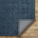 Sanvi Navy Wool Area Rug Sanvi Navy Wool Area Rug