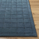 Sanvi Navy Wool Area Rug Sanvi Navy Wool Area Rug
