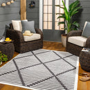 Anah 3D Black Outdoor Rug Anah 3D Black Outdoor Rug