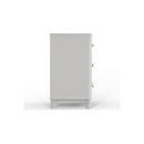 Stapleton Three Drawer Small Chest, White Stapleton Three Drawer Small Chest, White
