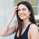 Sterling Silver Lace and Turquoise Earrings Sterling Silver Lace and Turquoise Earrings