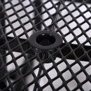 Large 46" Stylish Square Steel Picnic Table W/ Thermoplastic Coating & Umbrella Hole (SAK90547) Large 46" Stylish Square Steel Picnic Table W/ Thermoplastic Coating & Umbrella Hole (SAK90547)