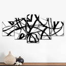 Black White Abstract Wall Art Black White Abstract Wall Art