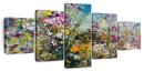 Abstract Wildflower Wall Art Abstract Wildflower Wall Art