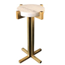 Marble Brass Painted Mini Coffee Table Marble Brass Painted Mini Coffee Table