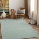 Brockton Solid Dusty Sage Wool Rug Brockton Solid Dusty Sage Wool Rug