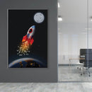 To The Moon Canvas To The Moon Canvas