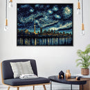 Toronto Starry Night Canvas Toronto Starry Night Canvas