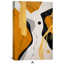 Triple Orange Abstract Canvas Triple Orange Abstract Canvas