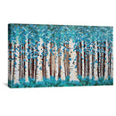 Turquoise Forest Canvas Turquoise Forest Canvas