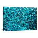 Turquoise Glitter II Canvas Turquoise Glitter II Canvas