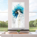 Turquoise Petal Canvas Turquoise Petal Canvas