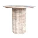 Tuscany Beige Travertine Vein-cut Oval Shape Coffee Table Fluted Leg (W)24" (L)50" (H)23" Tuscany Beige Travertine Vein-cut Oval Shape Coffee Table Fluted Leg (W)24" (L)50" (H)23"