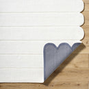 Tayte White Abstract Area Rug Tayte White Abstract Area Rug