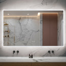 Zeek 60"x36" Backlit LED Rectangular Bathroom Wall Mirror For Double Vanity MA6036 Zeek 60"x36" Backlit LED Rectangular Bathroom Wall Mirror For Double Vanity MA6036