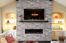 Ventana Gray Ledger 3D Panel 6"x24" Multi Surface Natural Marble Wall Tile Ventana Gray Ledger 3D Panel 6"x24" Multi Surface Natural Marble Wall Tile