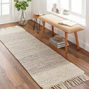 Cream Veruela Wool Blend Braided Tassel Area Rug - Clearance Cream Veruela Wool Blend Braided Tassel Area Rug - Clearance