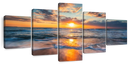 Summer Ocean Sunrise Wall Art Summer Ocean Sunrise Wall Art