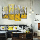 Autumn Birch Forest Trees Wall Art Autumn Birch Forest Trees Wall Art