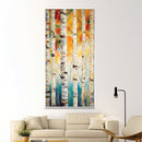Vibrant Timber Stripes Canvas Vibrant Timber Stripes Canvas