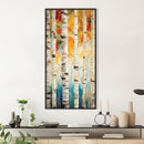 Vibrant Timber Stripes Canvas Vibrant Timber Stripes Canvas