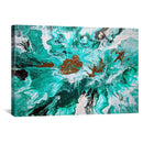 Viridian Splashes Canvas Viridian Splashes Canvas