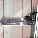 Wall Rack Holds Skis or Snowboard by Bindings, Yard Tools, Gear & Equipment - Made in the USA Wall Rack Holds Skis or Snowboard by Bindings, Yard Tools, Gear & Equipment - Made in the USA