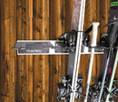 Wall Rack Holds Skis or Snowboard by Bindings, Yard Tools, Gear & Equipment - Made in the USA Wall Rack Holds Skis or Snowboard by Bindings, Yard Tools, Gear & Equipment - Made in the USA