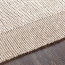 Joelle Beige Grid Wool Rug Joelle Beige Grid Wool Rug