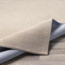 Brockton Solid Tan Wool Rug Brockton Solid Tan Wool Rug