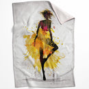 Watercolor Ballerina C Blanket Watercolor Ballerina C Blanket