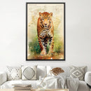 Watercolor Jaguar Canvas Watercolor Jaguar Canvas