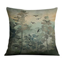 Watercolor Terrain Cushion Watercolor Terrain Cushion